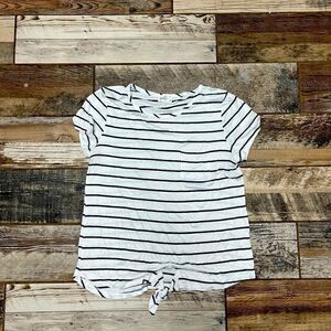 Tie Front Tee—Size Medium 